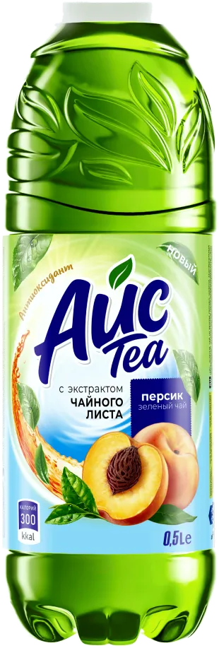 Зелёный чай · персик 0.5 л